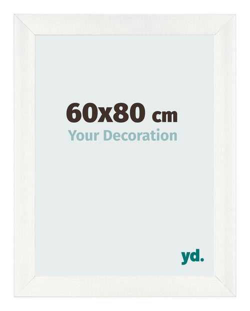 Cornice 60x80cm Bianco Vintage MDF Pisa Davanti Dimensione | Yourdecoration.it