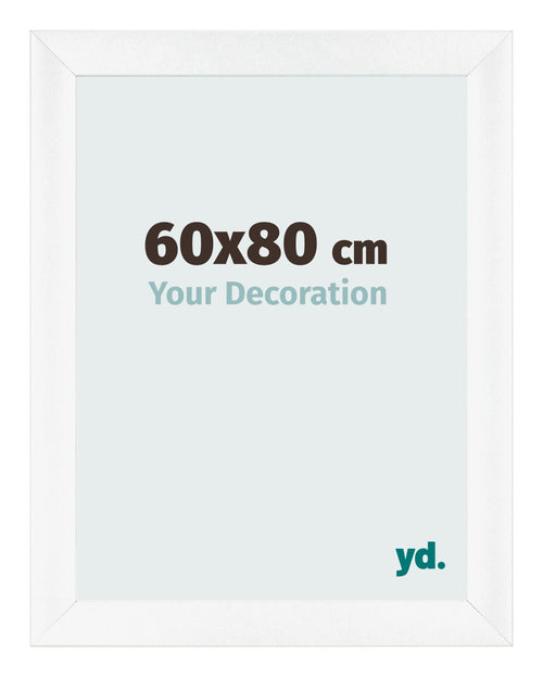 Cornice 60x80cm Bianco Vintage MDF Pisa Davanti Dimensione | Yourdecoration.it