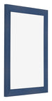 Cornice 60x80cm Blu Scuro Spazzato MDF Pisa Davanti Obliquo | Yourdecoration.it