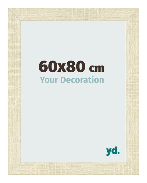 Cornice 60x80cm Rovere MDF Pisa Davanti Dimensione | Yourdecoration.it