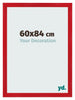 Cornice 60x84cm Rosso MDF Pisa Davanti Dimensione | Yourdecoration.it