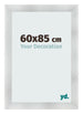 Cornice 60x85cm Alluminio Spazzolato MDF Pisa Davanti Dimensione | Yourdecoration.it