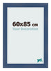 Cornice 60x85cm Blu Scuro Spazzato MDF Pisa Davanti Dimensione | Yourdecoration.it