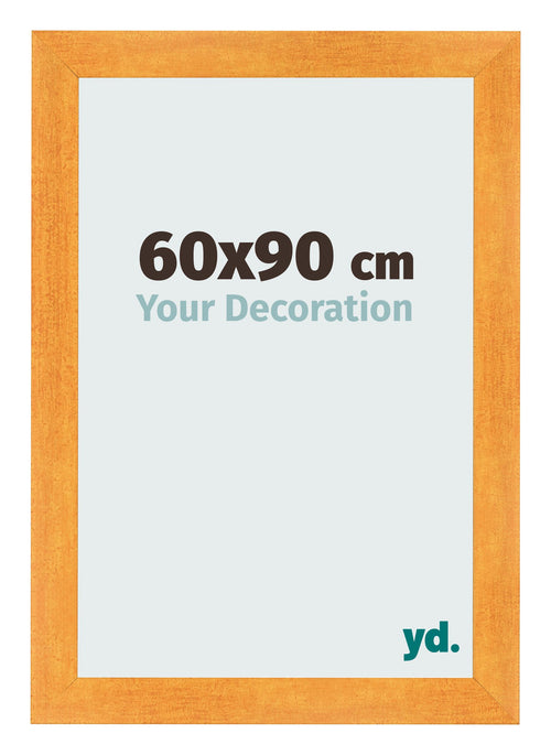 Cornice 60x90cm Arancione MDF Pisa Davanti Dimensione | Yourdecoration.it