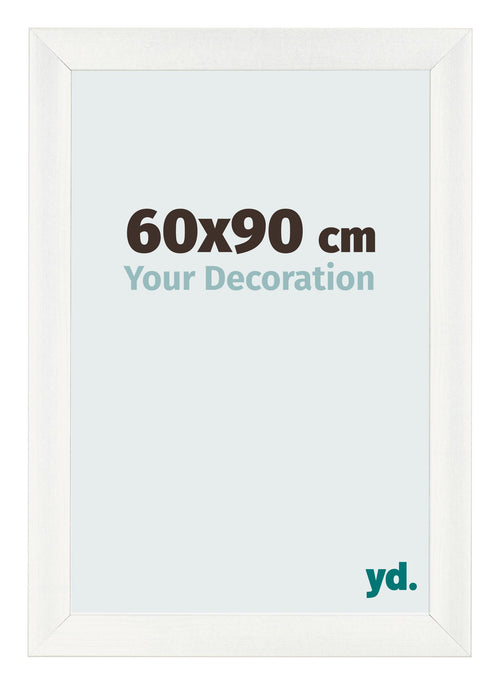 Cornice 60x90cm Bianco Vintage MDF Pisa Davanti Dimensione | Yourdecoration.it