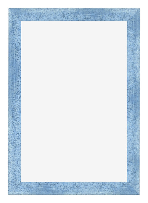 Cornice 60x90cm Blu Acceso Spazzato MDF Pisa Davanti | Yourdecoration.it