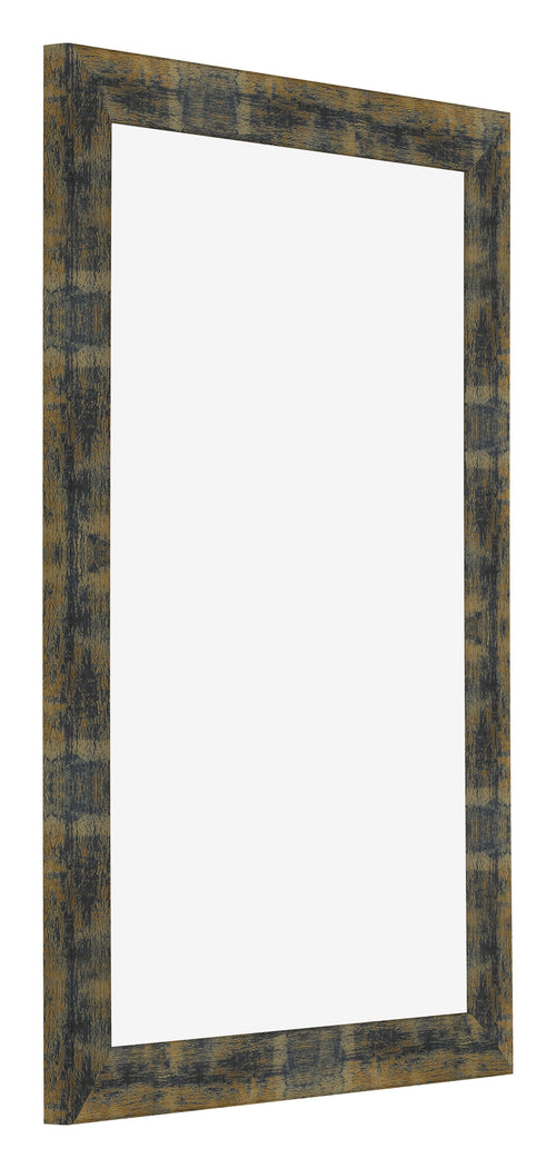 Cornice 60x90cm Blu Oro Fondente MDF Pisa Davanti Obliquo | Yourdecoration.it