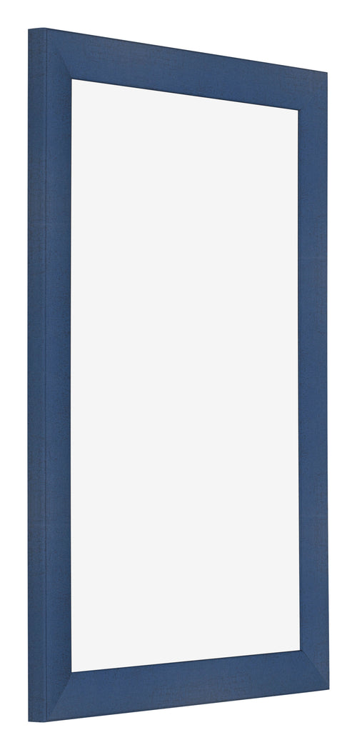 Cornice 60x90cm Blu Scuro Spazzato MDF Pisa Davanti Obliquo | Yourdecoration.it