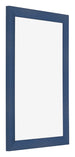 Cornice 60x90cm Blu Scuro Spazzato MDF Pisa Davanti Obliquo | Yourdecoration.it