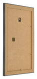 Cornice 60x90cm Nero Argento Lucido MDF Pisa Retro Obliquo | Yourdecoration.it