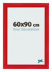 Cornice 60x90cm Rosso MDF Pisa Davanti Dimensione | Yourdecoration.it