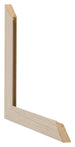 Cornice 60x90cm Rovere Rustico MDF Pisa Dettaglio Intersezione | Yourdecoration.it