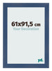 Cornice 61x91 5cm Blu Scuro Spazzato MDF Pisa Davanti Dimensione | Yourdecoration.it
