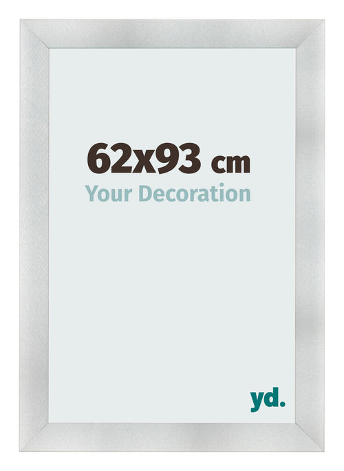 Cornice 62x93cm Alluminio Spazzolato MDF Pisa Davanti Dimensione | Yourdecoration.it