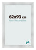 Cornice 62x93cm Alluminio Spazzolato MDF Pisa Davanti Dimensione | Yourdecoration.it