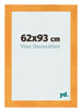 Cornice 62x93cm Arancione MDF Pisa Davanti Dimensione | Yourdecoration.it