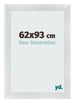 Cornice 62x93cm Argento Nero Spazzato MDF Pisa Davanti Dimensione | Yourdecoration.it