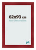 Cornice 62x93cm Vino Rosso Spazzato MDF Pisa Davanti Dimensione | Yourdecoration.it