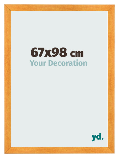 Cornice 67x98cm Arancione MDF Pisa Davanti Dimensione | Yourdecoration.it