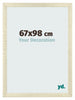 Cornice 67x98cm Rovere MDF Pisa Davanti Dimensione | Yourdecoration.it