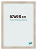 Cornice 67x98cm Rovere Rustico MDF Pisa Davanti Dimensione | Yourdecoration.it