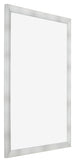 Cornice 68x98cm Alluminio Spazzolato MDF Pisa Davanti Obliquo | Yourdecoration.it