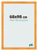 Cornice 68x98cm Arancione MDF Pisa Davanti Dimensione | Yourdecoration.it