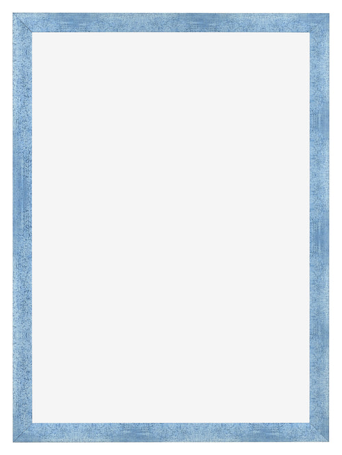 Cornice 68x98cm Blu Acceso Spazzato MDF Pisa Davanti | Yourdecoration.it