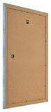 Cornice 68x98cm Blu Acceso Spazzato MDF Pisa Retro Obliquo | Yourdecoration.it