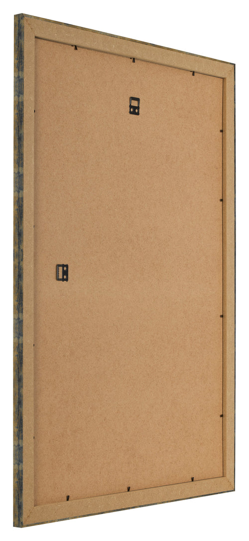 Cornice 68x98cm Blu Oro Fondente MDF Pisa Retro Obliquo | Yourdecoration.it