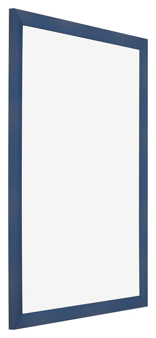 Cornice 68x98cm Blu Scuro Spazzato MDF Pisa Davanti Obliquo | Yourdecoration.it