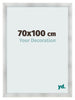 Cornice 70x100cm Alluminio Spazzolato MDF Pisa Davanti Dimensione | Yourdecoration.it