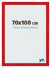 Cornice 70x100cm Rosso MDF Pisa Davanti Dimensione | Yourdecoration.it