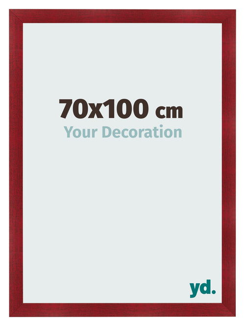 Cornice 70x100cm Vino Rosso Spazzato MDF Pisa Davanti Dimensione | Yourdecoration.it
