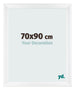 Cornice 70x90cm Bianco Vintage MDF Pisa Davanti Dimensione | Yourdecoration.it