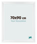 Cornice 70x90cm Bianco Vintage MDF Pisa Davanti Dimensione | Yourdecoration.it