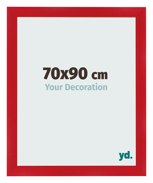 Cornice 70x90cm Rosso MDF Pisa Davanti Dimensione | Yourdecoration.it