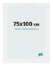 Cornice 75x100cm Bianco Vintage MDF Pisa Davanti Dimensione | Yourdecoration.it