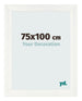 Cornice 75x100cm Bianco Vintage MDF Pisa Davanti Dimensione | Yourdecoration.it