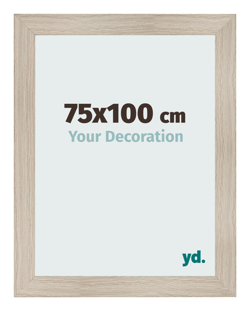 Cornice 75x100cm Rovere Rustico MDF Pisa Davanti Dimensione | Yourdecoration.it