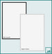 Cornice 55x65 cm - Nero Lucente - Alluminio - Miami