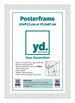 Cornice per Poster 61x91 5cm Bianco MDF Davanti Inserto Papier | Yourdecoration.it