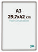 Evry Plastica Cornice 29-7x42cm Antracite Davanti Dimensione | Yourdecoration.it