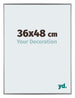 Evry Plastica Cornice 36x48cm Argento Davanti Dimensione | Yourdecoration.it