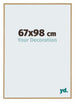 Evry Plastica Cornice 67x98cm Faggio Chiaro Davanti Dimensione | Yourdecoration.it