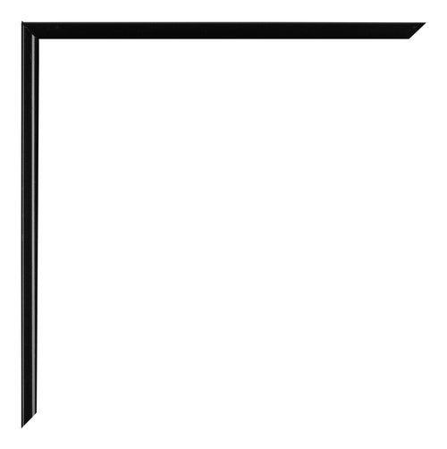 Evry Plastica Cornice Nero Lucente Dettaglio Angolo | Yourdecoration.it