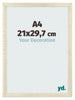 Cornice A4 - 21x29,7 cm - Rovere - MDF - Pisa