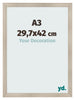 Cornice A3 - 29,7x42 cm - Quercia Chiaro - MDF - Pisa