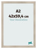 Cornice A2 - 42x59,4 cm - Quercia Chiaro - MDF - Pisa
