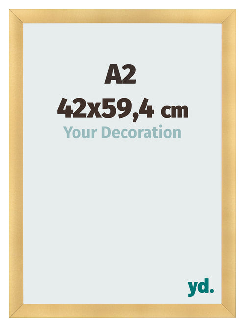 Cornice A2 - 42x59,4 cm - Oro Opaco - MDF - Pisa